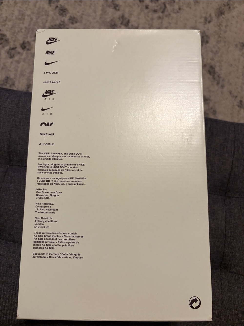 Nike Book 1 NAS Men’s Black, Orange & White Low-Top Sneakers/Speckled Panels - Picture 6 of 15